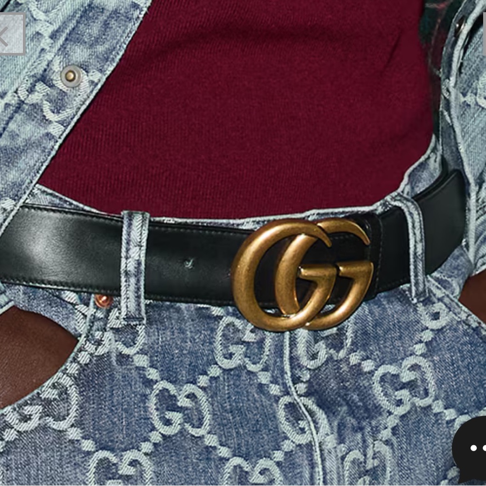 GUCCI Marmont 2015 Re-Edition Wide Belt - Picture 3 of 8